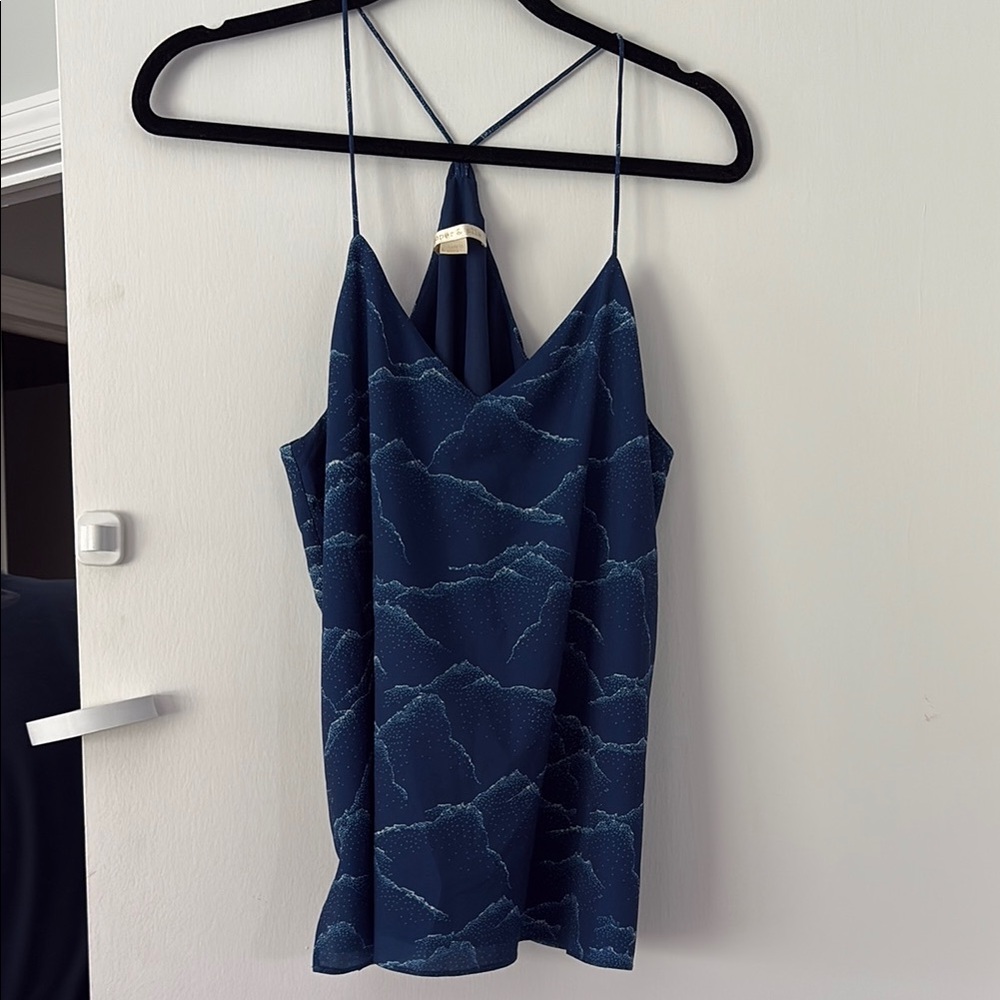 Elegant Blue Women's Top